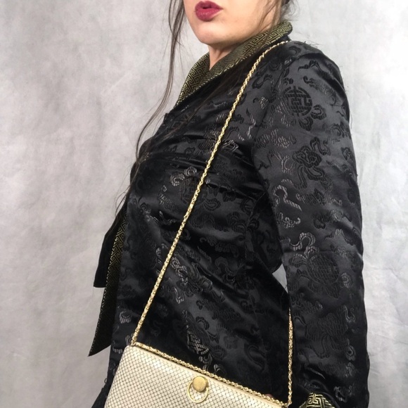 Vintage Chinese black & gold blazer - Picture 7 of 7